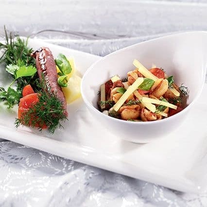 Gnocchetti sardi con salsiccia e finocchietto selvatico
