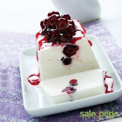 Panna cotta con le amarene