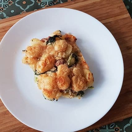 Spinaci e patate filanti