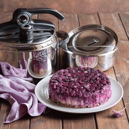 Cheesecake in pentola a pressione (alle more)