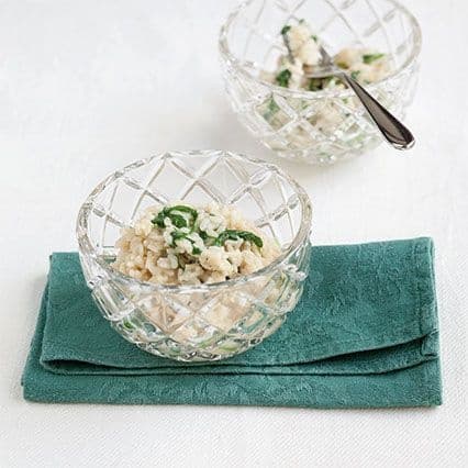 Risotto integrale con rucola