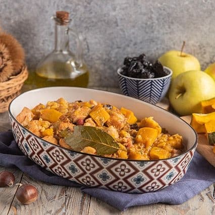 Spezzatino di tacchino autunnale