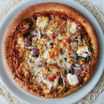 Pizza con verdure