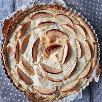 Crostata di ricotta e mele