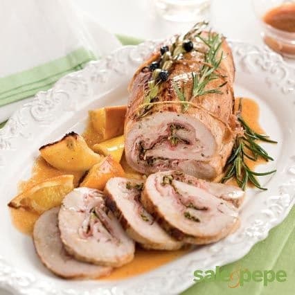 Arrosto arrotolato al profumo d’agrumi