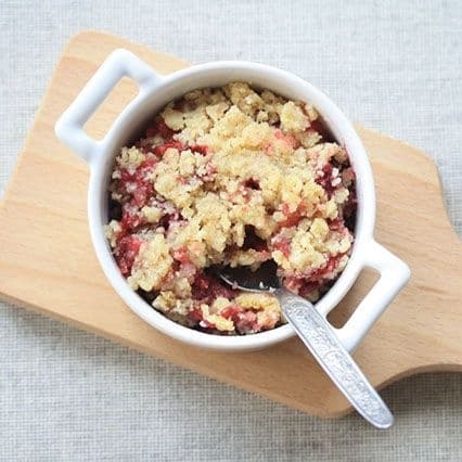 Crumble ai frutti rossi