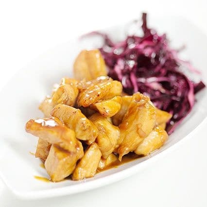 Pollo glassato agrodolce