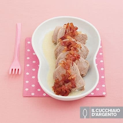 Filetto di maiale al latte, salvia e speck