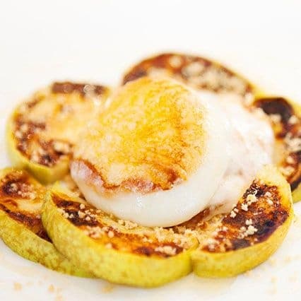 Timballo con formaggio piastrato