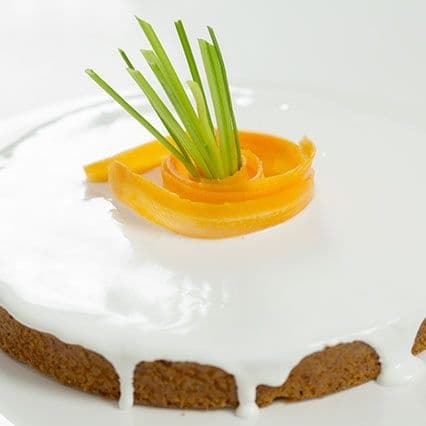 Torta di carote glassata