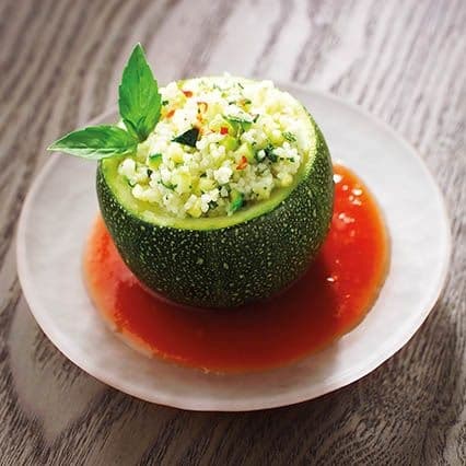 Zucchine ripiene alla semola di couscous