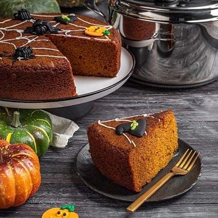 Torta di zucca speziata di Halloween
