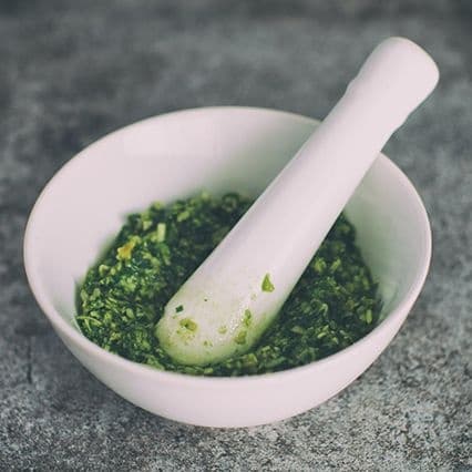 Pesto di rucola e noci
