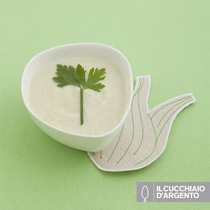 Pappa di riso alla crema di finocchi e robiola del Bek