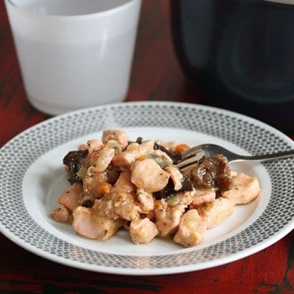 Tagine di pollo con prugne