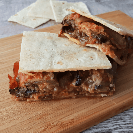 Piadina alla parmigiana