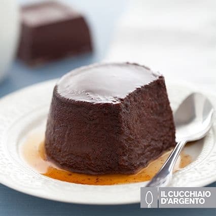 Budini caramellati al cioccolato e caffè
