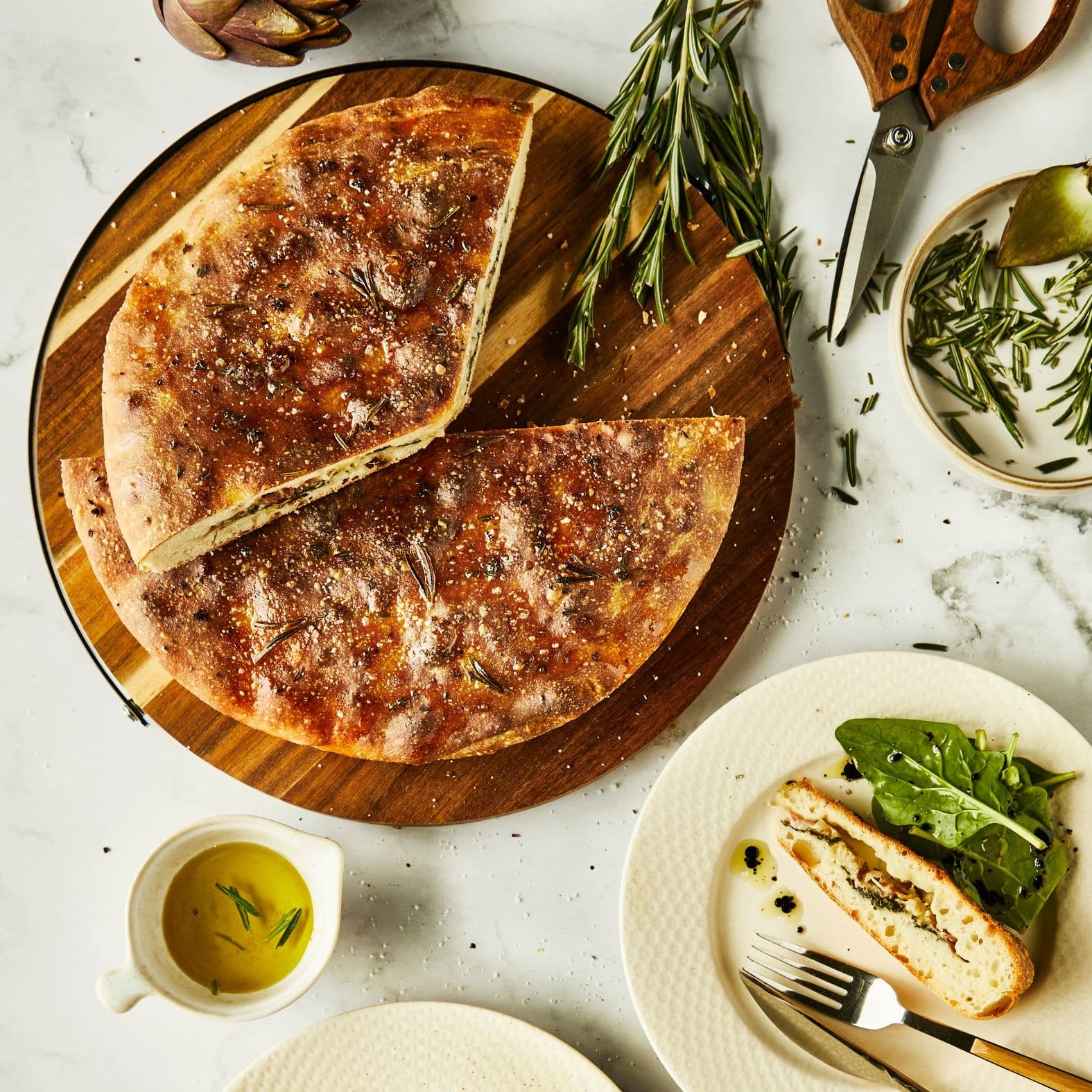 Focaccia farcita